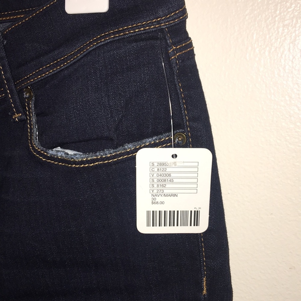 Free people dark wash crop skinny jeans size 30 - Picture 4 of 5